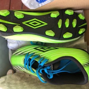 Soccer cleats and shin guards